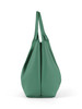 VERDE | Borsa a spalla in pelle martellata DUA Large