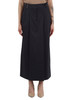BLU SPAZIALE | Gonna lunga svasata in cotone stretch