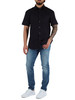 BLU SCURO | Camicia in cotone a maniche corte regular fit