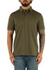 VERDE MILITARE | Polo regular fit in cotone mercerizzato