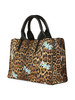 ANIMALIER | Borsa a mano media effetto martellato