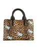 ANIMALIER | Borsa a mano media effetto martellato
