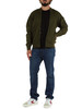 VERDE | Felpa in cotone modello bomber con zip VERDE | Felpa in cotone modello bomber con zip