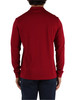 ROSSO SCURO | Polo manica lunga Classic fit in cotone piquet