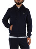 BLU SCURO | Felpa con cappuccio e zip classic fit