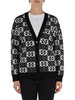 SCHWARZ | HALF BREED Cardigan aus Viskosemischung