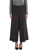 GRIGIO | Pantalone cropped gamba larga in misto viscosa