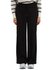 NERO | Pantalone gamba larga con coulisse in vita