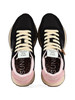 NERO | Sneakers in pelle e tessuto ALLY VINTAGE Gold Edition