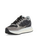 GRIGIO SCURO | Sneakers in pelle e tessuto BIG ALLY TEDDY FUR