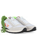 BIANCO | Sneakers in suede e tessuto TOM FLUO