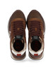 MARRONE | Sneakers in pelle e tessuto TOM 2.0 SOLID MID