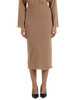 CAMMELLO | Gonna midi in lana merino e cashmere