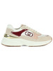 BEIGE | Sneakers in pelle e tessuto LJ01 01