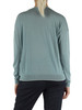 AZZURRO | Maglia girocollo in lana