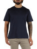 BLU | T-shirt girocollo in cotone e modal