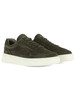 VERDE | Sneakers in pelle con scritta logo