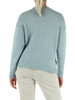 AZZURRO | Maglia girocollo in misto alpaca, cashmere e mohair