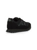 NERO | Sneakers in tessuto ed ecopelle con patch logo