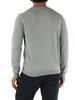 GRIGIO | Maglia girocollo in cotone con ricamo logo