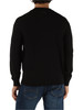 NERO | Maglia girocollo in misto lana vergine