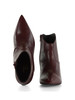 BORDEAUX | Stivaletti in pelle con tacco a rocchetto