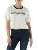 PANNA | T-shirt cropped in cotone con scritta logo PANNA | T-shirt cropped in cotone con scritta logo