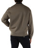 TORTORA | Felpa con zip in modal con inserto in lana vergine TORTORA | Felpa con zip in modal con inserto in lana vergine