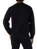 NERO | Felpa in misto cotone con scritte logo flock NERO | Felpa in misto cotone con scritte logo flock