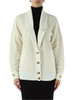 PANNA | Cardigan in ciniglia bouclé con bottoni logo PANNA | Cardigan in ciniglia bouclé con bottoni logo