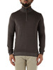 TORTORA | Maglia collo a zip in lana merino extrafine TORTORA | Maglia collo a zip in lana merino extrafine