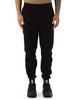 NERO | Pantaloni cargo sportivi slim fit in cotone felpato NERO | Pantaloni cargo sportivi slim fit in cotone felpato
