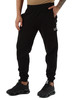 NERO | Pantaloni cargo sportivi slim fit in cotone felpato NERO | Pantaloni cargo sportivi slim fit in cotone felpato