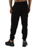 NERO | Pantaloni cargo sportivi slim fit in cotone felpato NERO | Pantaloni cargo sportivi slim fit in cotone felpato