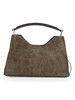 TORTORA | Borsa a mano AURORA Small in suede motivo cocco TORTORA | Borsa a mano AURORA Small in suede motivo cocco