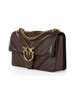 MARRONE | Borsa a tracolla in pelle LOVE ONE CLASSIC LIGHT DC.