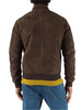 MARRONE | Giacca in suede FRIZ