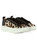 Animalier | WEMBLEY Sneakers aus Leder und Ponyfell