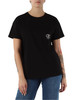 NERO | T-shirt in cotone con taschino frontale