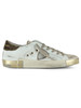 BIANCO | Sneakers in pelle PRSX LOW con inserti a contrasto