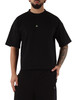 NERO | PLURALS: T-shirt cropped in cotone OLEN FW 01