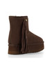 BRAUN | JANE 09 Stiefeletten aus Veloursleder mit Plateausohle