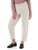 BEIGE | Pantalone Barrel fit in velluto a costine