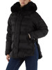 NERO | Piumino trapuntato con cappuccio TAKAN MQN 04 FUR