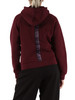 BORDEAUX | Felpa NATURAL VENTUS 7 con zip e cappuccio