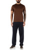 MARRONE CHIARO | T-shirt in cotone e modal con scritta logo