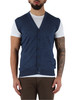 BLU CHIARO | Gilet in misto lana FOLD