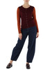 MERLOT | Cardigan COLOURS OF THE WORLD in lana