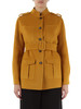 GIALLO SCURO | Cappottino SOFTPURE WOOL con cintura