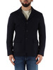 BLU SCURO | Giacca slim fit in misto lana